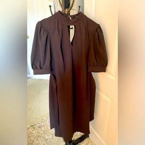 Beautiful sleeve brown dress size L New York &Co